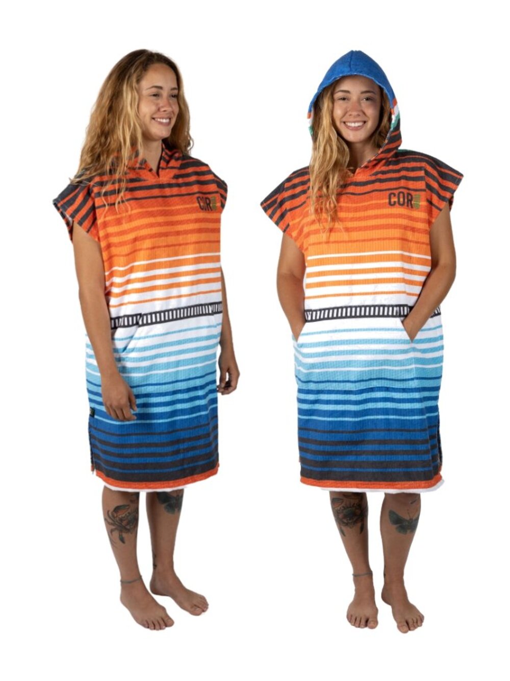 COR SURF Serape Stripe Changing Towel Poncho